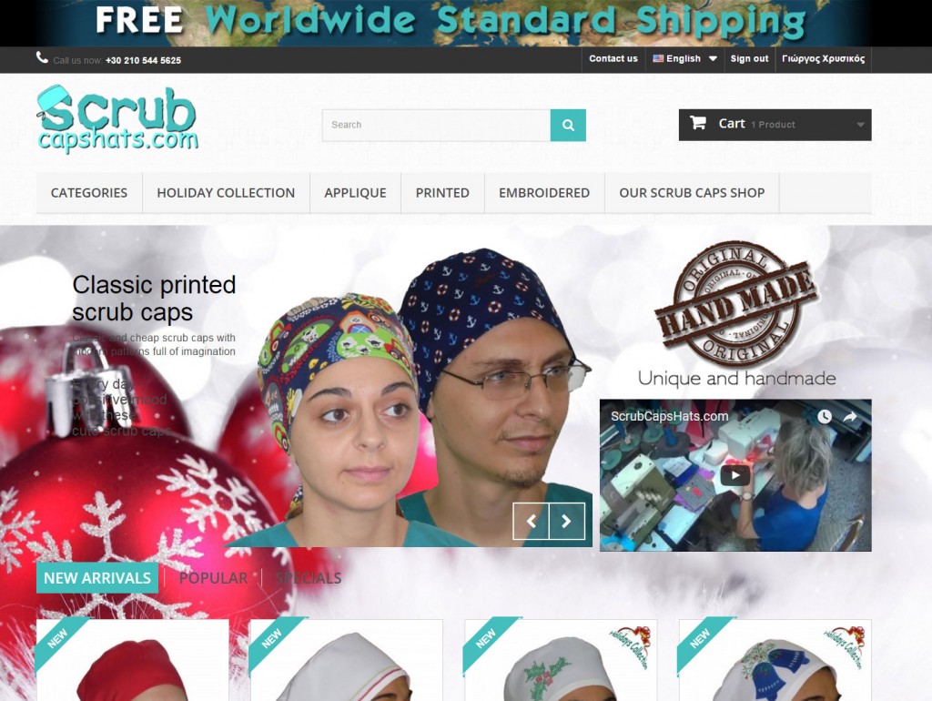 scrubcapshats.com Διεθνές eshop για καπελάκια