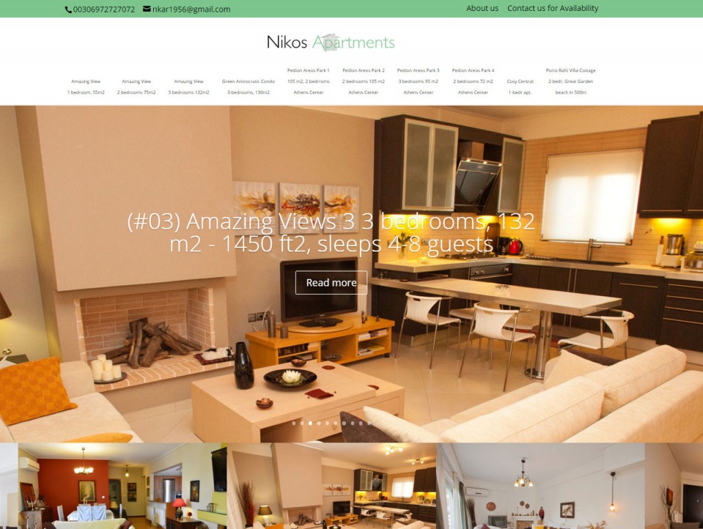 nikosapartmentsathens.gr Όμορφη και λειτουργική ιστοσελίδα